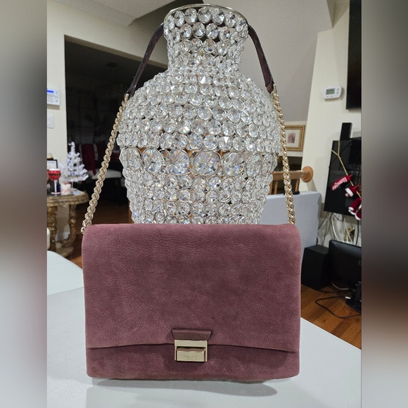 kate spade Handbags - Kate Spade Dusty Rose Suede Shoulder Bag